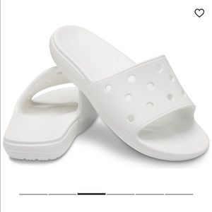 Crocs slide white size 7/9 M/W